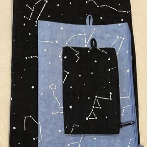 🌟Extremely HTF🌟BAGGU🌌CONSTELLATION Flat Pouch Bag Set- full set, never used